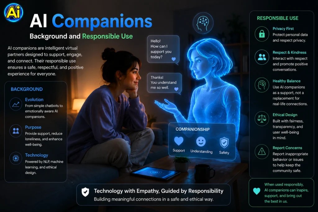 Background on AI Companions and their Responsible Use