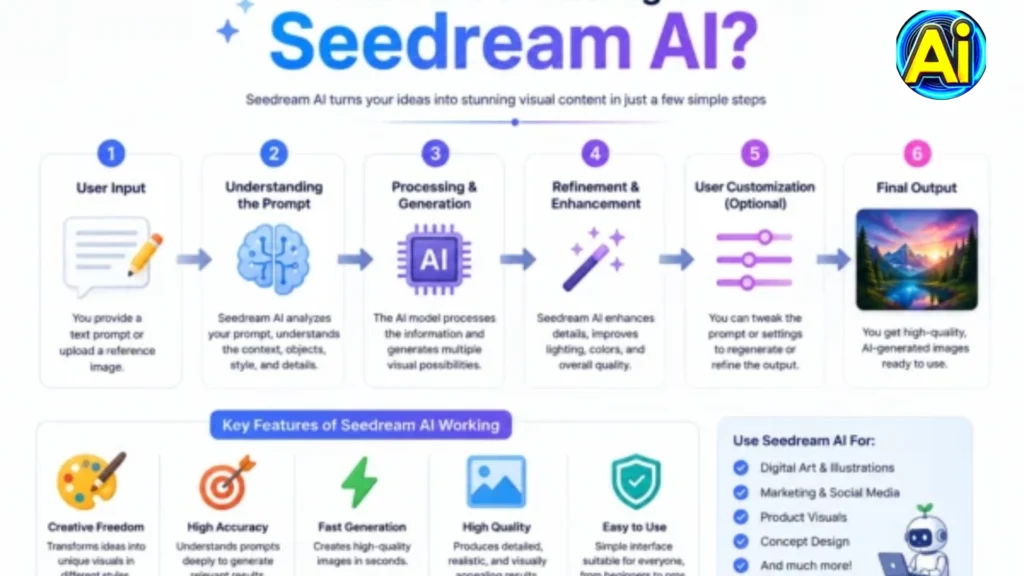 What is the working of Seedream AI